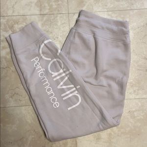 calvin klein sweat pants - ankle crop | size m